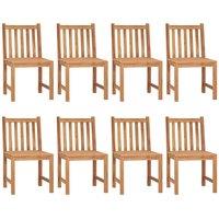Berkfield Home Beautiful 9 Piece Garden Dining Set Solid Teak Wood in Brown