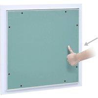 Berkfield Home Green Access Panel with Aluminium Frame & Plasterboard 300x300 mm
