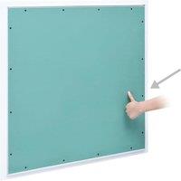 Berkfield Home Green Access Panel with Aluminium Frame & Plasterboard 500x500 mm