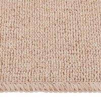 Berkfield Home Decorative Anti Slip Stair Mats 15 pcs 75x20 cm Beige Rectangular | Size: Medium