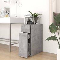Berkfield Home Sturdy Apothecary Cabinet Concrete Grey 20x45.5x60 cm Engineered Wood