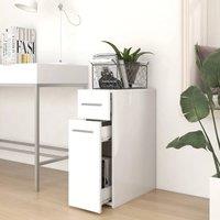 Berkfield Home Sturdy Apothecary Cabinet White 20x45.5x60 cm Engineered Wood