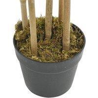 Berkfield Home Realistic Artificial Bamboo Tree 730 Leaves 120 cm Green