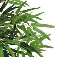 Berkfield Home Realistic Artificial Bamboo Tree 730 Leaves 120 cm Green