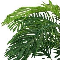 Berkfield Home Realistic Artificial Cycas Palm with Pot 140 cm Green