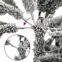 Berkfield Home Beautiful Artificial Christmas Tree with Flocked Snow 150 cm PVC&PE in White