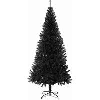 Berkfield Home Modern Artificial Christmas Tree with Stand Black 180 cm PVC
