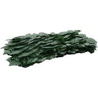 Berkfield Home Green Balcony Screen with Dark Green Leaves 300x150 cm