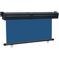 Berkfield Home Stylish Balcony Side Awning 145x250 cm Blue
