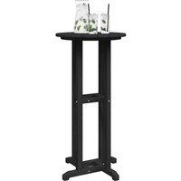 Berkfield Home Modern Bar Table Black 55x55x107 cm HDPE | Size: 55 x 55 x 107 cm