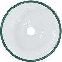 Berkfield Home Modern Basin Tempered Glass 30x12 cm Transparent in Clear