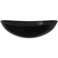 Berkfield Home Modern Basin Tempered Glass 54.5x35x15.5 cm Black