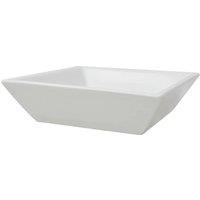 Berkfield Home Elegant Basin Square Ceramic White 41.5x41.5x12 cm