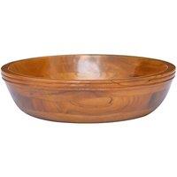 Berkfield Home Durable Basin Solid Teak Wood 40x10 cm in Brown | Size: 40x10 cm