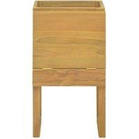 Berkfield Home Beautiful Bathroom Cabinet 45x45x75 cm Solid Wood Teak in Brown | Size: 45 x 45 x 75 cm
