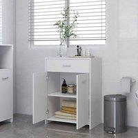 Berkfield Home Sturdy Bathroom Cabinet White 60x33x80 cm Engineered Wood | Size: 60 x 33 x 80 cm