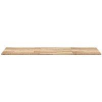 Berkfield Home Versatile Bathroom Vanity Top Untreated 120x60x2 cm Solid Wood Acacia in Brown | Size: 120 x 60 x 2 cm
