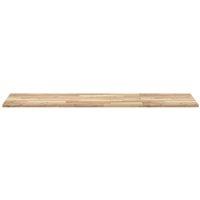 Berkfield Home Versatile Bathroom Vanity Top Untreated 140x50x2 cm Solid Wood Acacia in Brown | Size: 140 x 50 x 2 cm