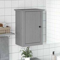 Berkfield Home Durable Bathroom Wall Cabinet BODO Grey 44x30x60 cm | Size: 44 x 30 x 60 cm
