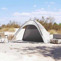 Berkfield Home Beautiful Beach Tent Grey Waterproof