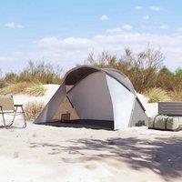 Berkfield Home Beautiful Beach Tent 2-Person Grey Pop-up Waterproof