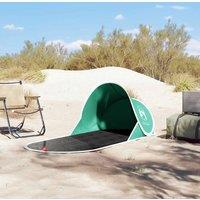 Berkfield Home Beautiful Beach Tent Sea Green Pop-up Waterproof