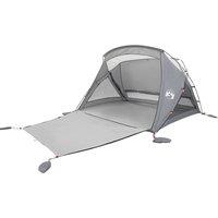 Berkfield Home Beautiful Beach Tent 2-Person Grey Waterproof