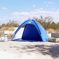 Berkfield Home Beautiful Beach Tent Azure Blue Waterproof