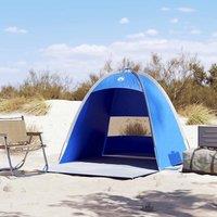 Berkfield Home Beautiful Beach Tent 3-Person Azure Blue Waterproof