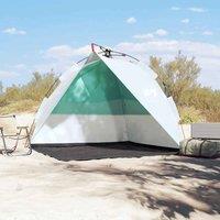 Berkfield Home Beautiful Beach Tent Sea Green Quick Release Waterproof
