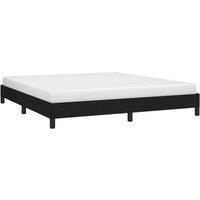 Berkfield Home Durable Bed Frame Black 180x200 cm Super King Fabric