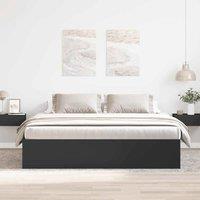 Berkfield Home Modern Bed Frame Black 180x200 cm Super King Size