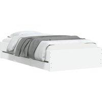 Berkfield Home Modern Bed Frame with Drawers without Mattress White 90x200 cm
