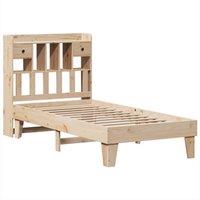 Berkfield Home Durable Bed Frame without Mattress 90x190 cm Single Solid Wood Pine in Light Brown