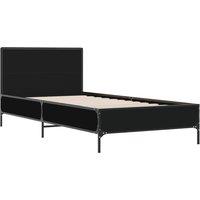 Berkfield Home Durable Bed Frame without Mattress Black 90x190 cm Single
