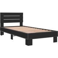 Berkfield Home Durable Bed Frame without Mattress Black 90x200 cm