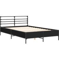 Berkfield Home Durable Bed Frame without Mattress Black 140x200 cm