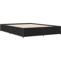 Berkfield Home Durable Bed Frame without Mattress Black 120x200 cm | Size: Small Double