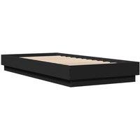 Berkfield Home Durable Bed Frame without Mattress Black 100x200 cm Engineered Wood