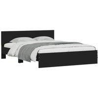 Berkfield Home Durable Bed Frame without Mattress Black 150x200 cm King Size
