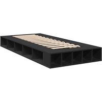 Berkfield Home Durable Bed Frame without Mattress Black 90x190 cm Single