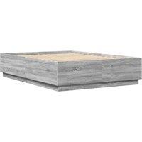 Berkfield Home Modern Bed Frame without Mattress Grey Sonoma 150x200 cm King Size