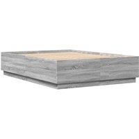 Berkfield Home Modern Bed Frame without Mattress Grey Sonoma 160x200 cm