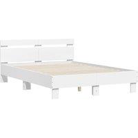 Berkfield Home Durable Bed Frame without Mattress White 120x200 cm | Size: Small Double