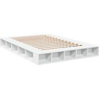 Berkfield Home Durable Bed Frame without Mattress White 150x200 cm King Size