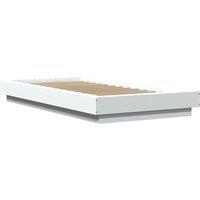 Berkfield Home Modern Bed Frame without Mattress White 90x200 cm