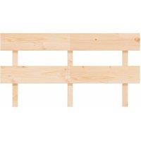 Berkfield Home Beautiful Bed Headboard 154x3x81 cm Solid Wood Pine in Tan | Size: 154 x 3 x 81 cm
