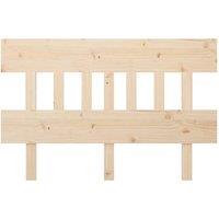 Berkfield Home Beautiful Bed Headboard 163.5x3x81 cm Solid Wood Pine in Light Brown