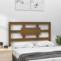 Berkfield Home Beautiful Bed Headboard Honey Brown 80.5x4x100 cm Solid Wood Pine