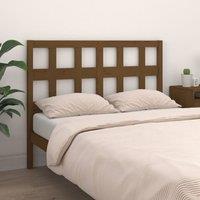 Berkfield Home Beautiful Bed Headboard Honey Brown 205.5x4x100 cm Solid Wood Pine